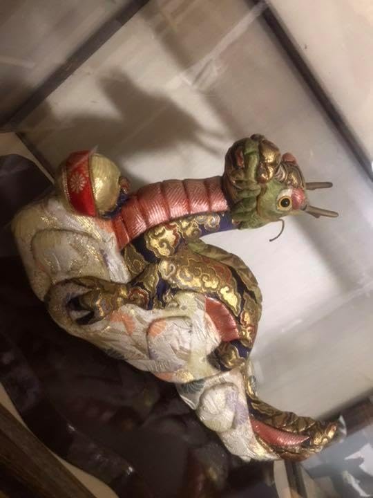 日本人形 開運龍 置物